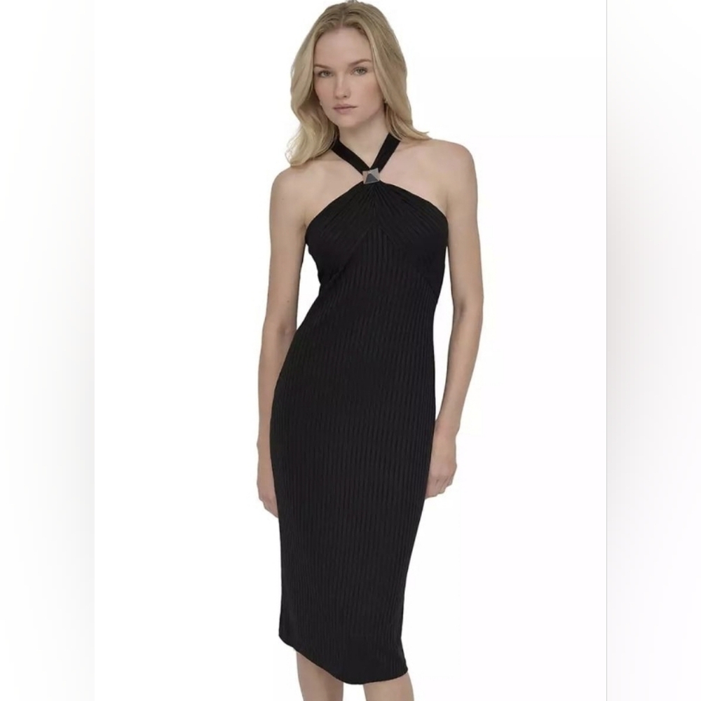 DKNY | Women's Ribbed Sleeveles Sheath Dress
